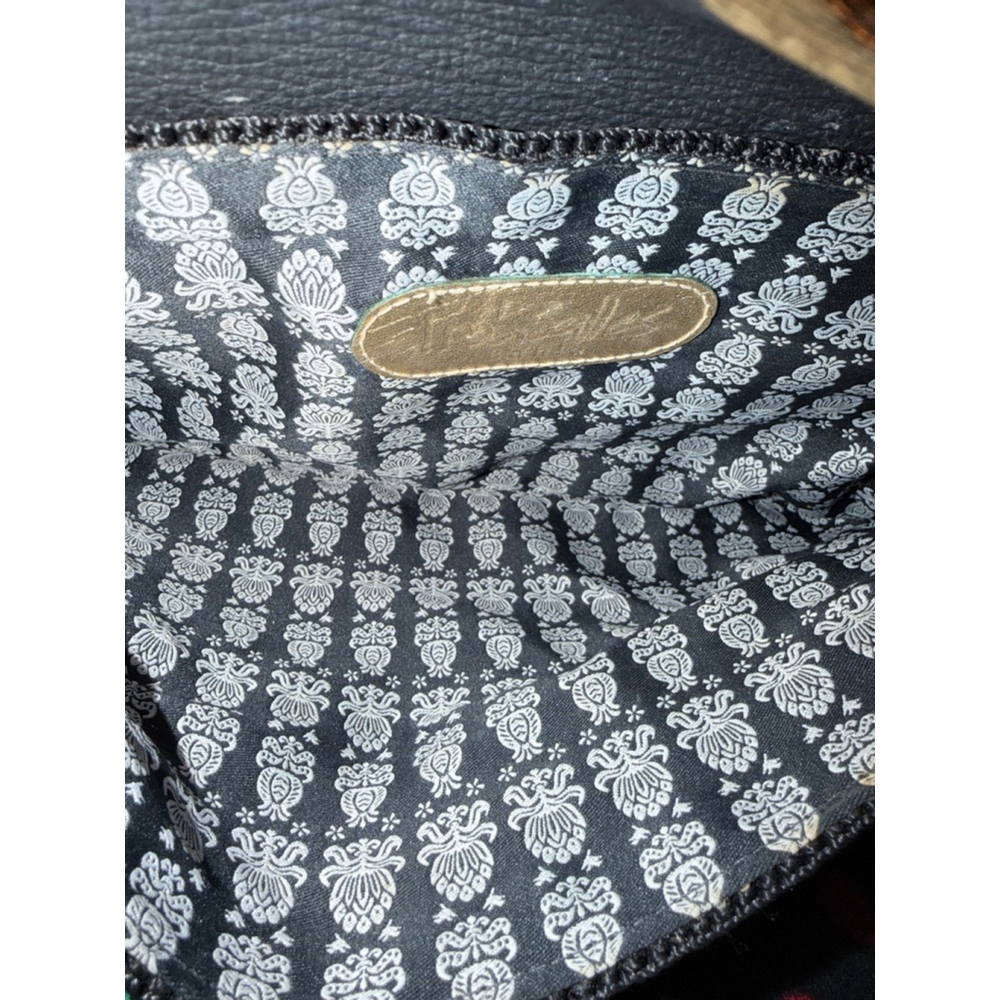 Vintage Ira Salles Black & Gold Sequin Clutch One Size - Picture 3 of 4